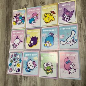 Set of 12 sanrio mini posters
